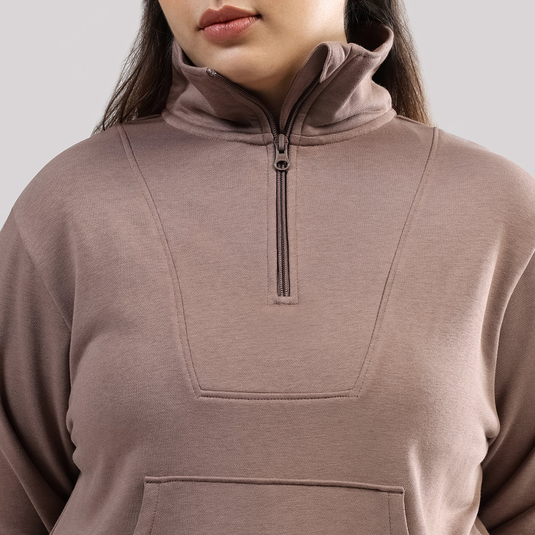 BlissTerry™ Cotton Pullover with Zipper - Image 97