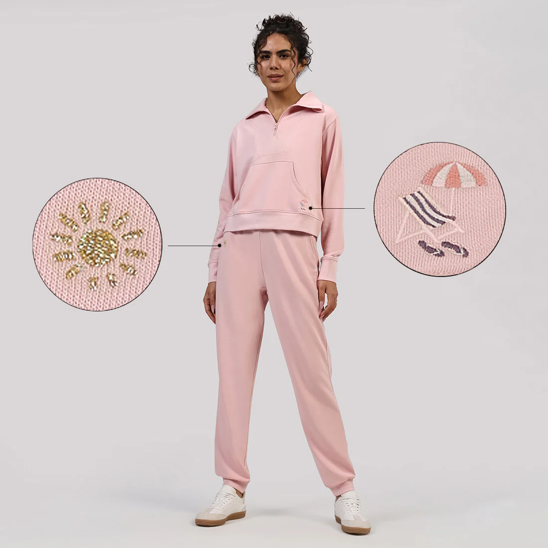 BlissTerry™ Cotton Joggers - Image 100
