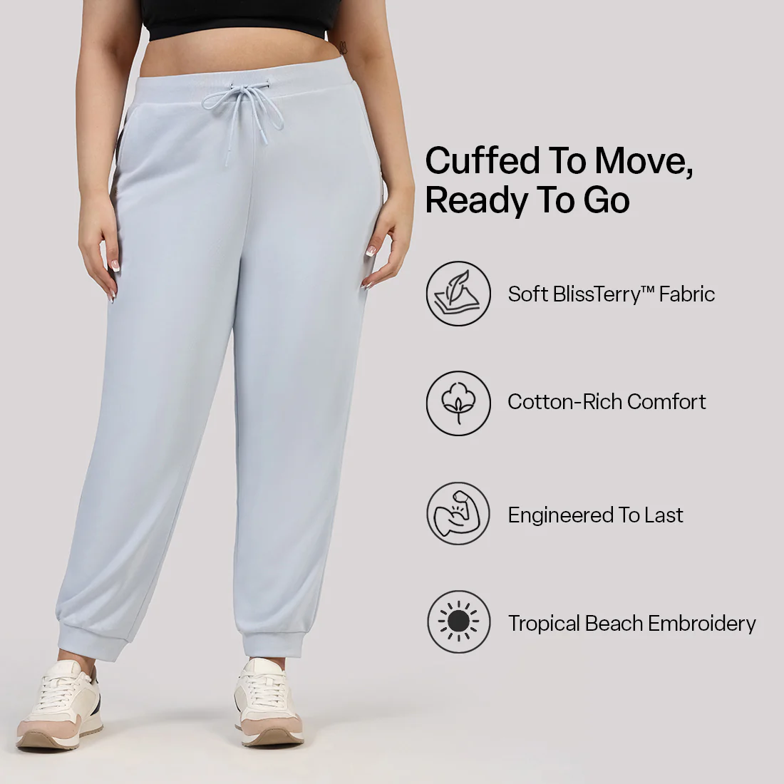 BlissTerry™ Cotton Joggers - Image 65