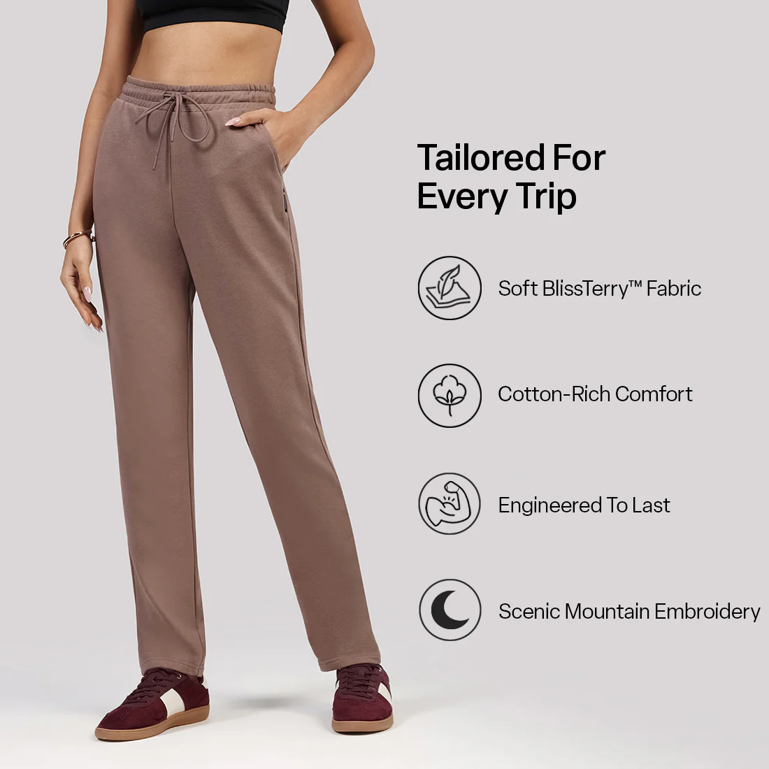 BlissTerry™ Cotton Straight Pants - Image 11