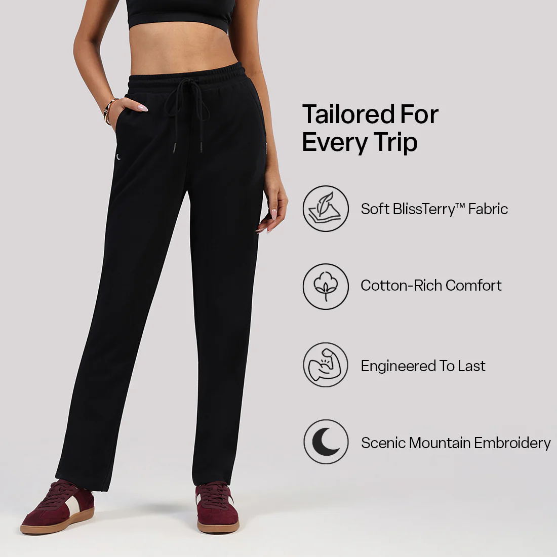 BlissTerry™ Cotton Straight Pants - Image 29