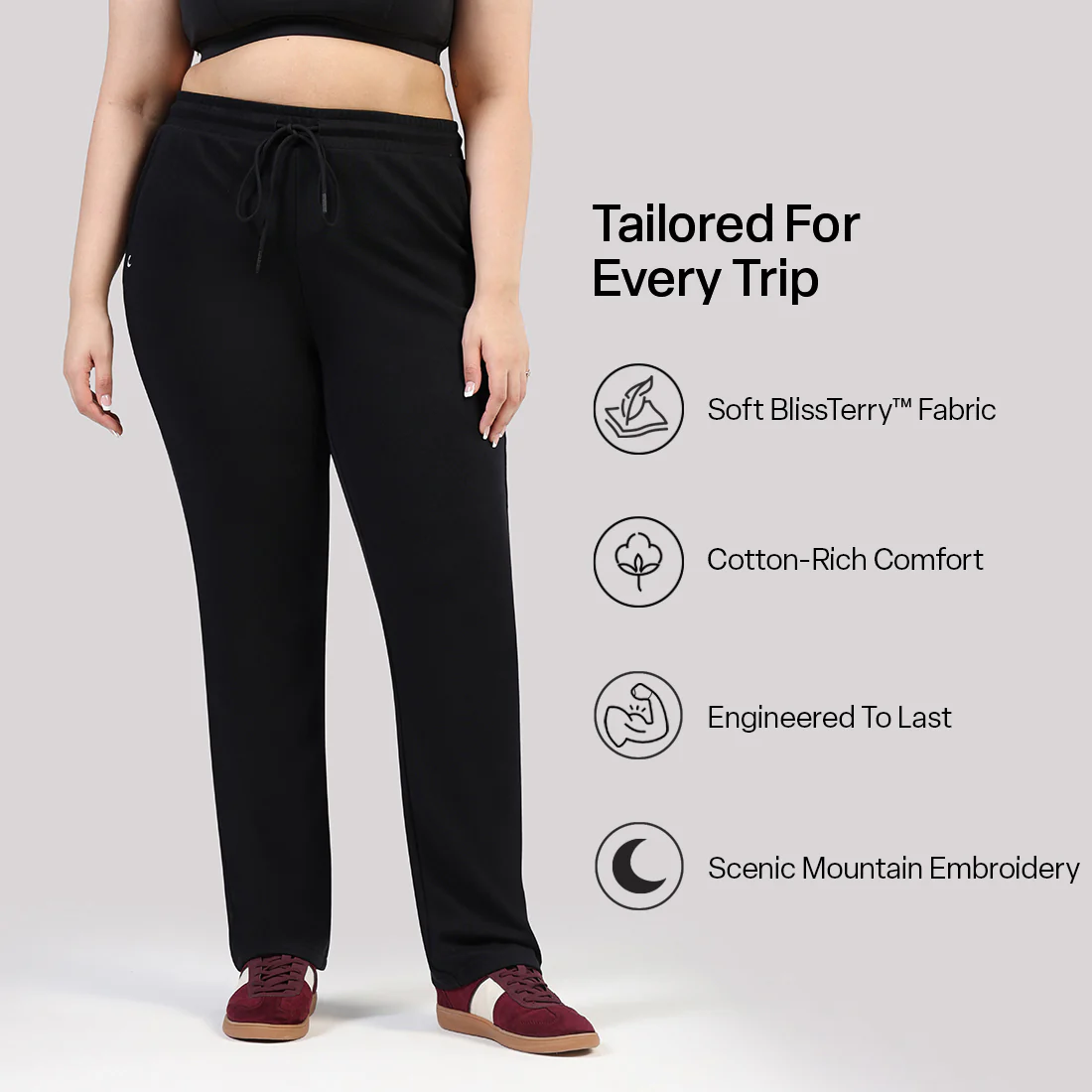 BlissTerry™ Cotton Straight Pants - Image 40