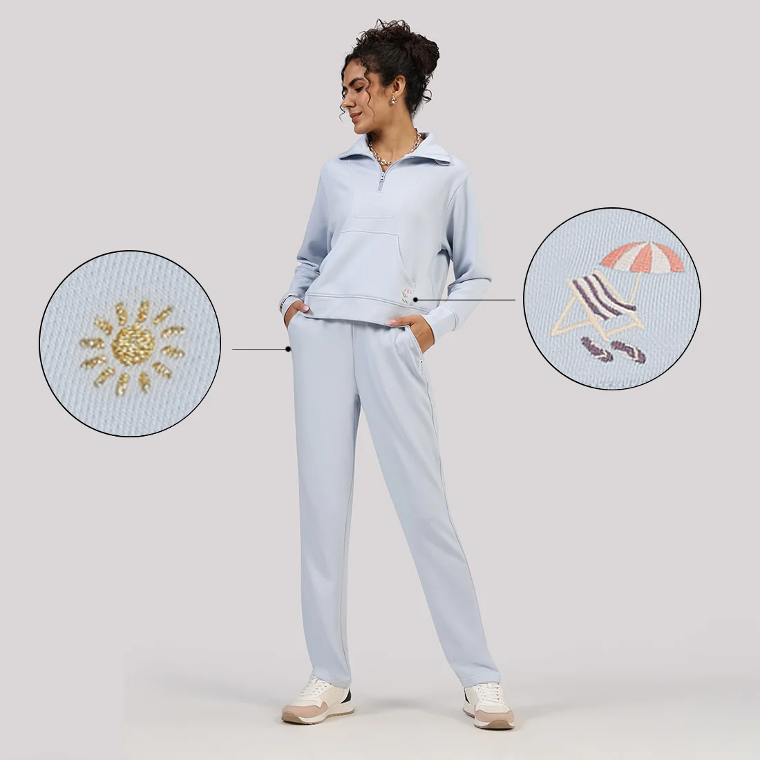 BlissTerry™ Cotton Straight Pants - Image 52