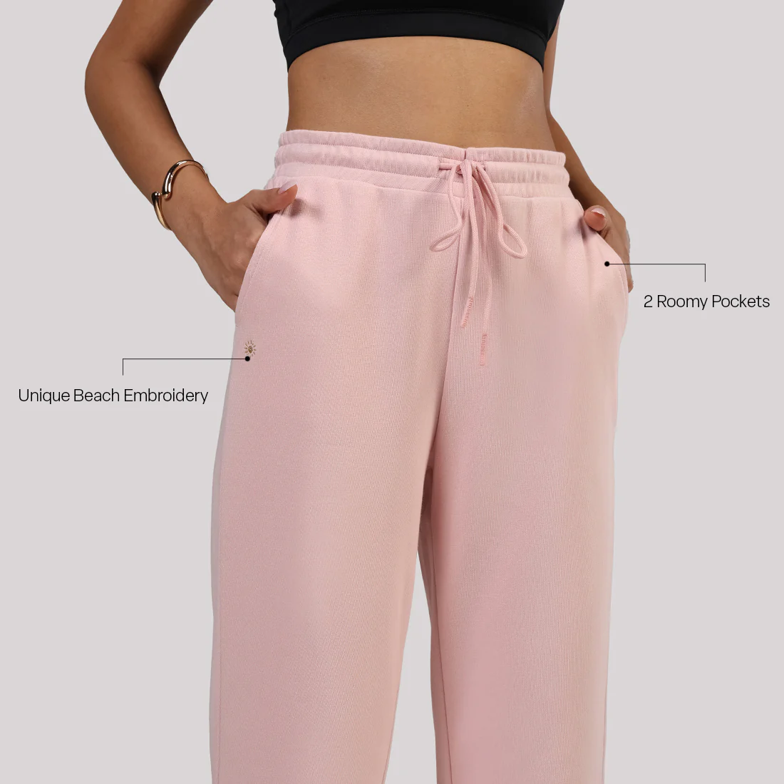 BlissTerry™ Cotton Straight Pants - Image 78