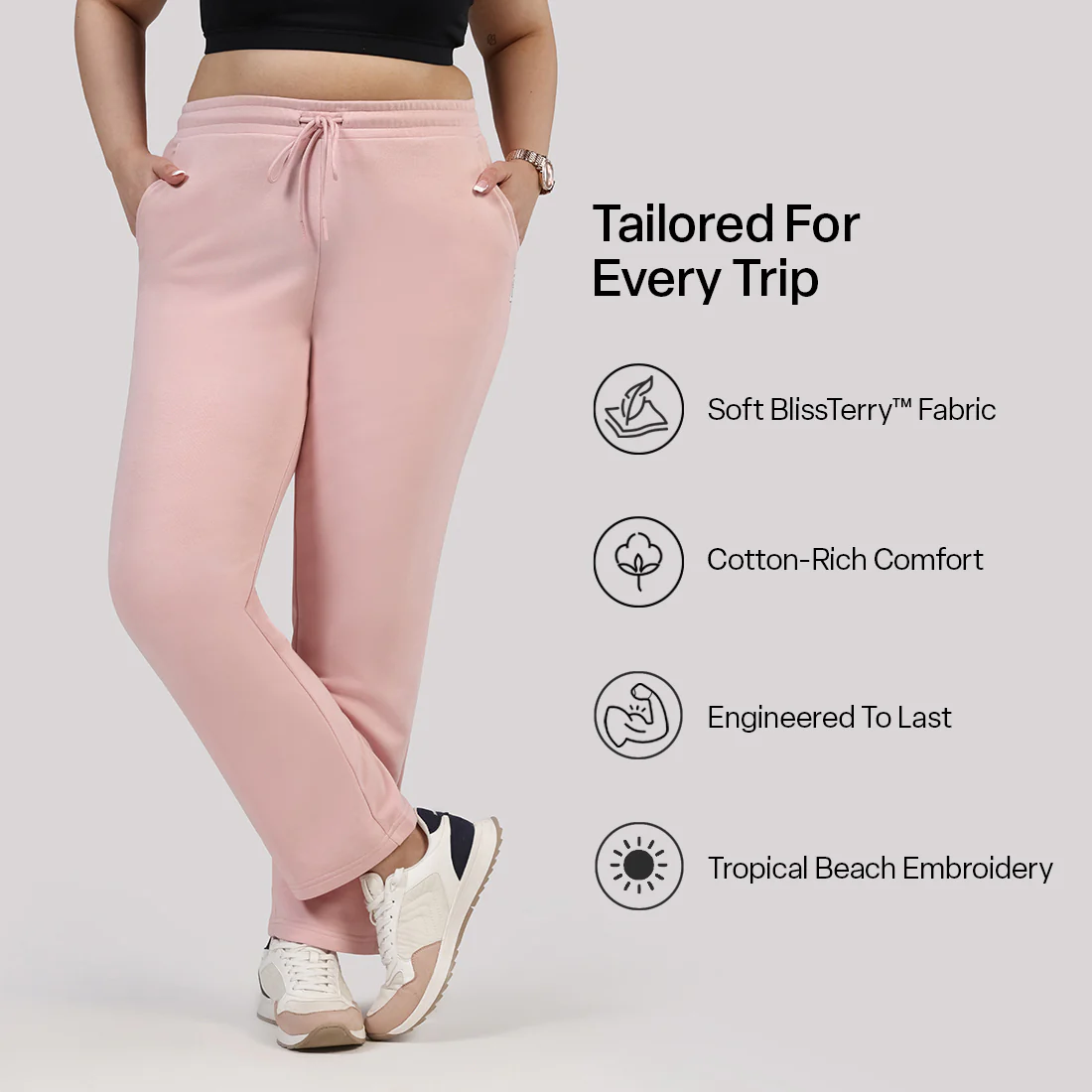 BlissTerry™ Cotton Straight Pants - Image 83