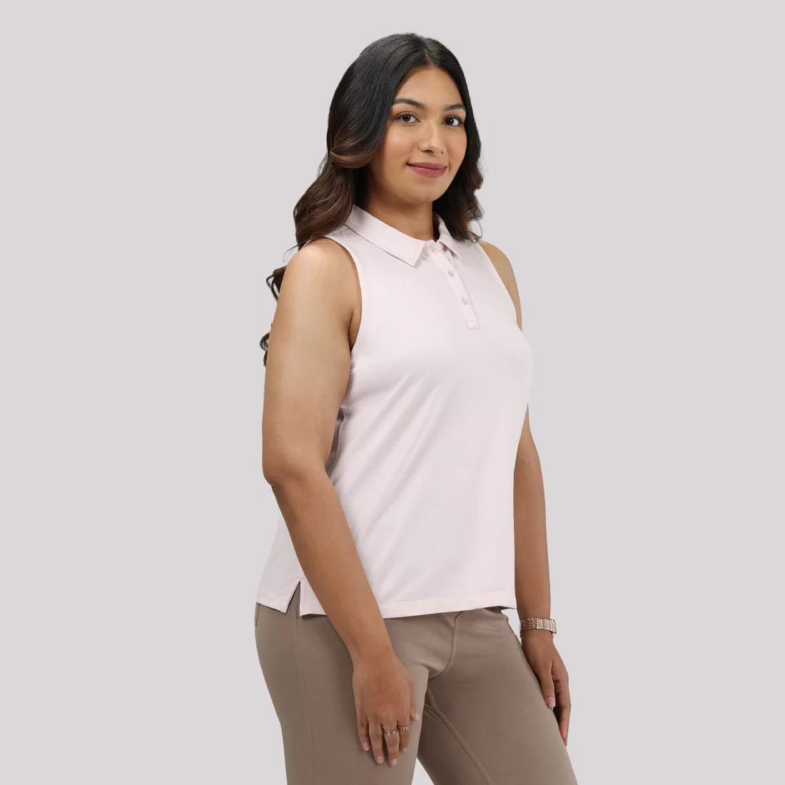 Classic Pique Sleeveless Polo - Image 15