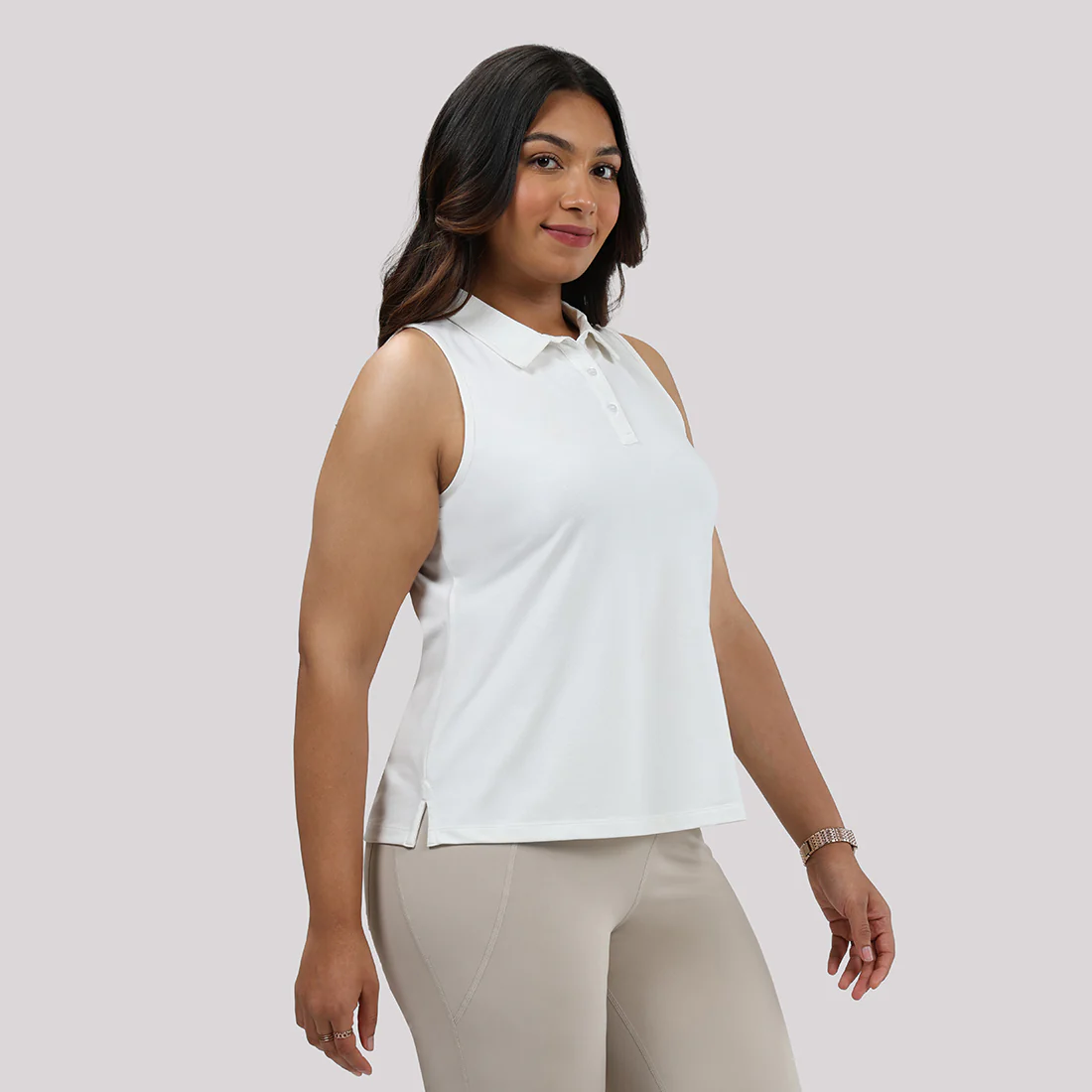 Classic Pique Sleeveless Polo - Image 24