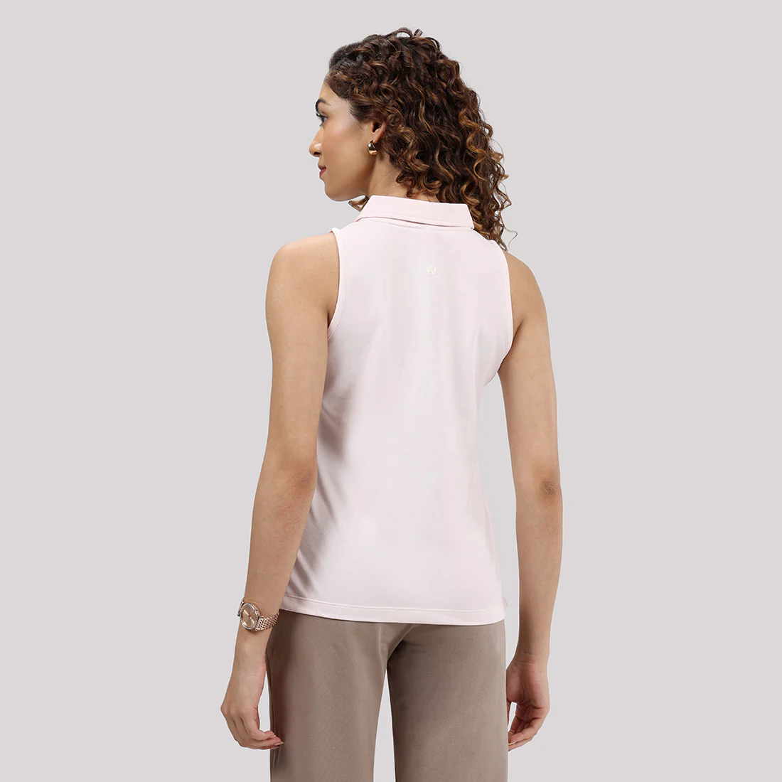 Classic Pique Sleeveless Polo - Image 6