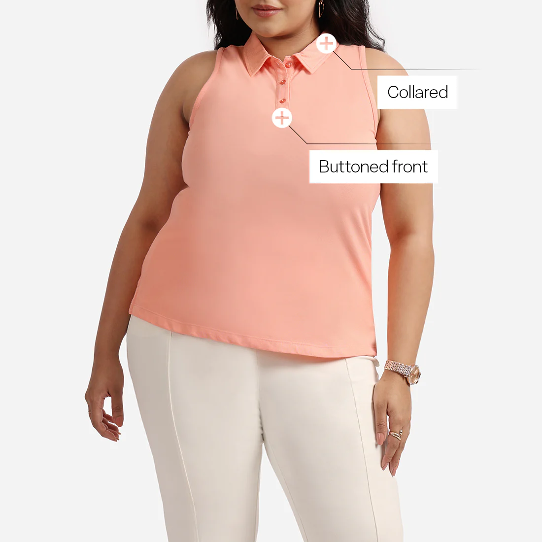 Classic Pique Sleeveless Tank - Image 33