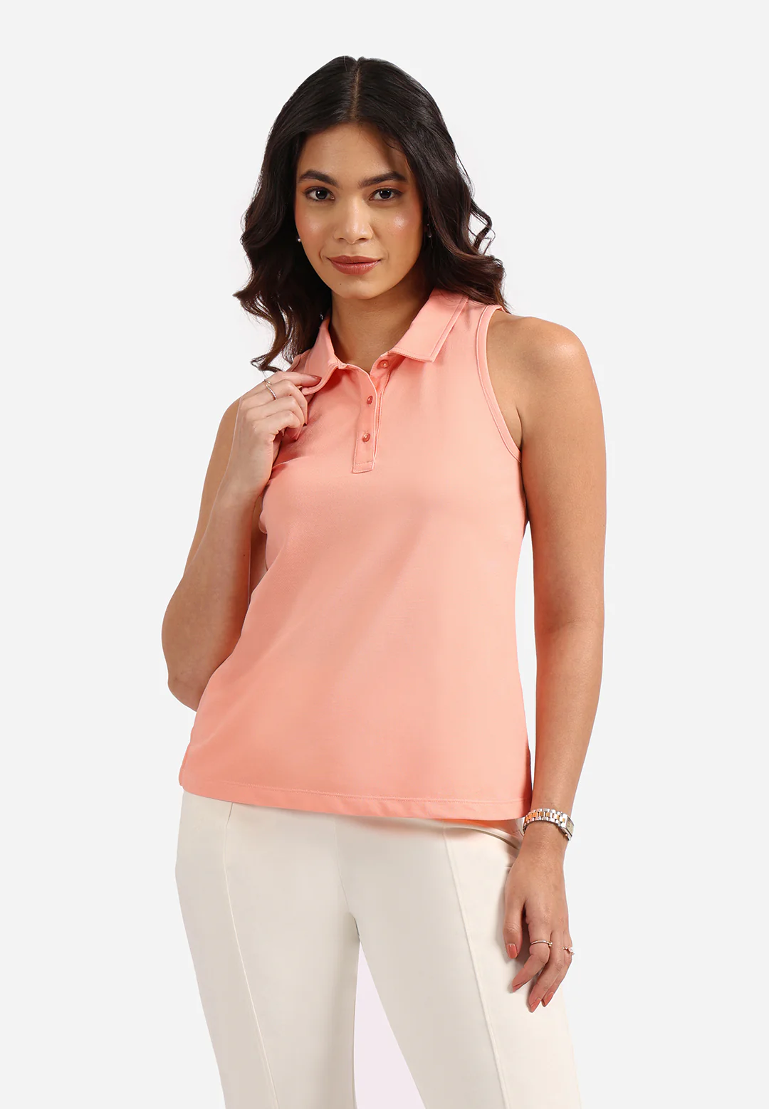 Classic Pique Sleeveless Tank - Image 42