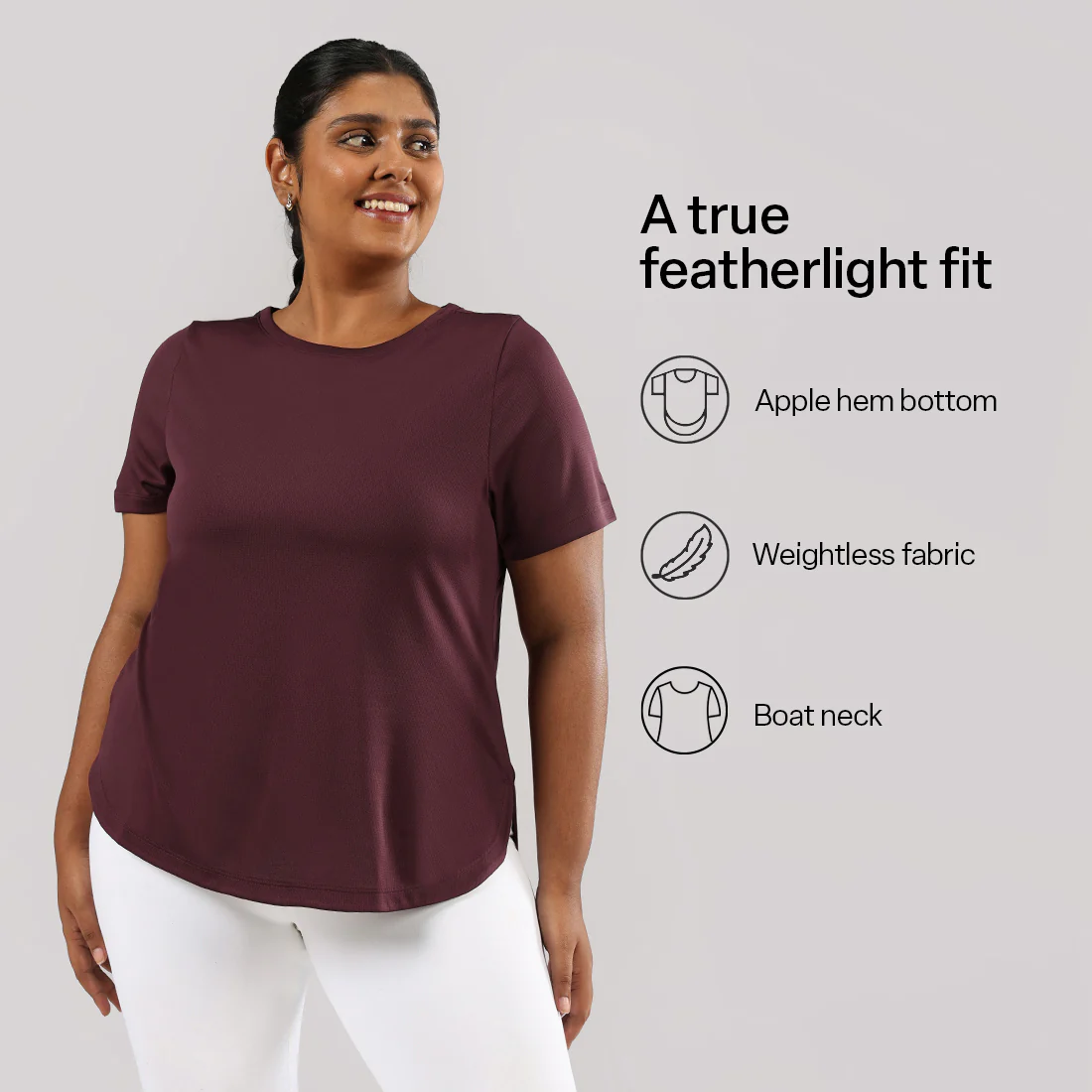 CloudFlex Apple Hem Tee - Image 46