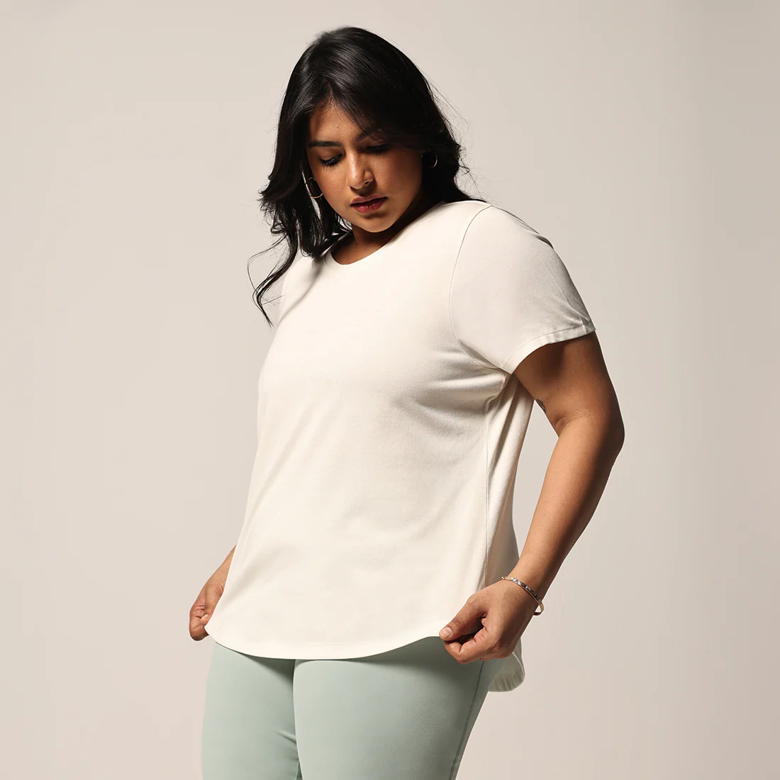 Cotton Pro Curved Hem Tee - Image 100
