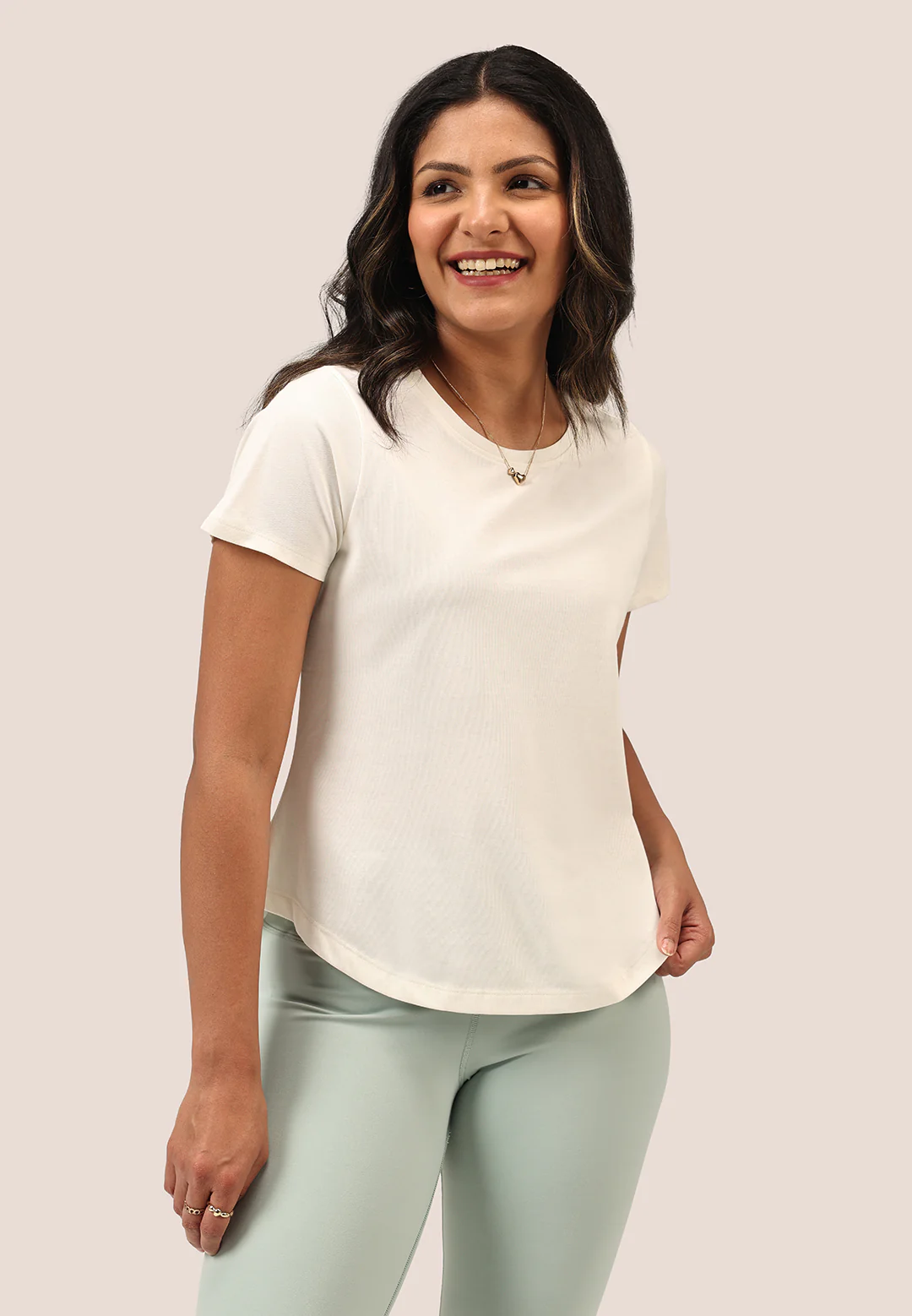 Cotton Pro Curved Hem Tee - Image 103