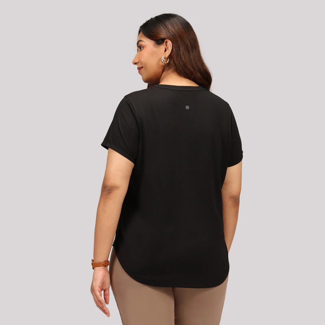 Cotton Pro Curved Hem Tee - Image 12