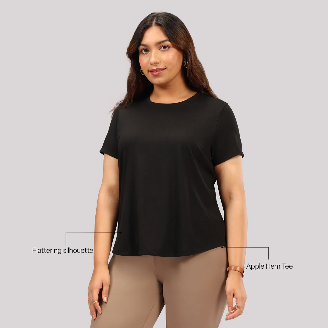 Cotton Pro Curved Hem Tee - Image 15