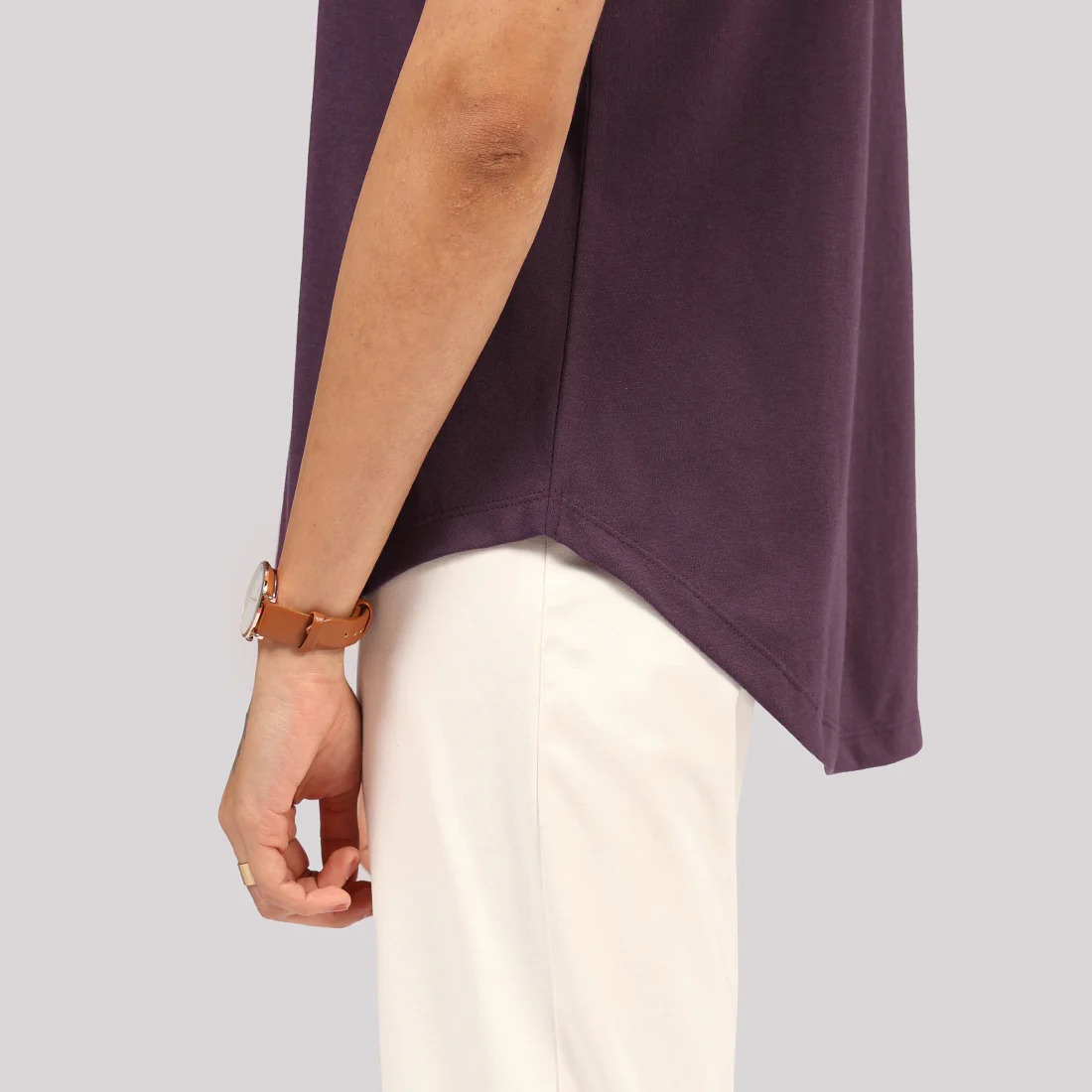 Cotton Pro Curved Hem Tee - Image 23