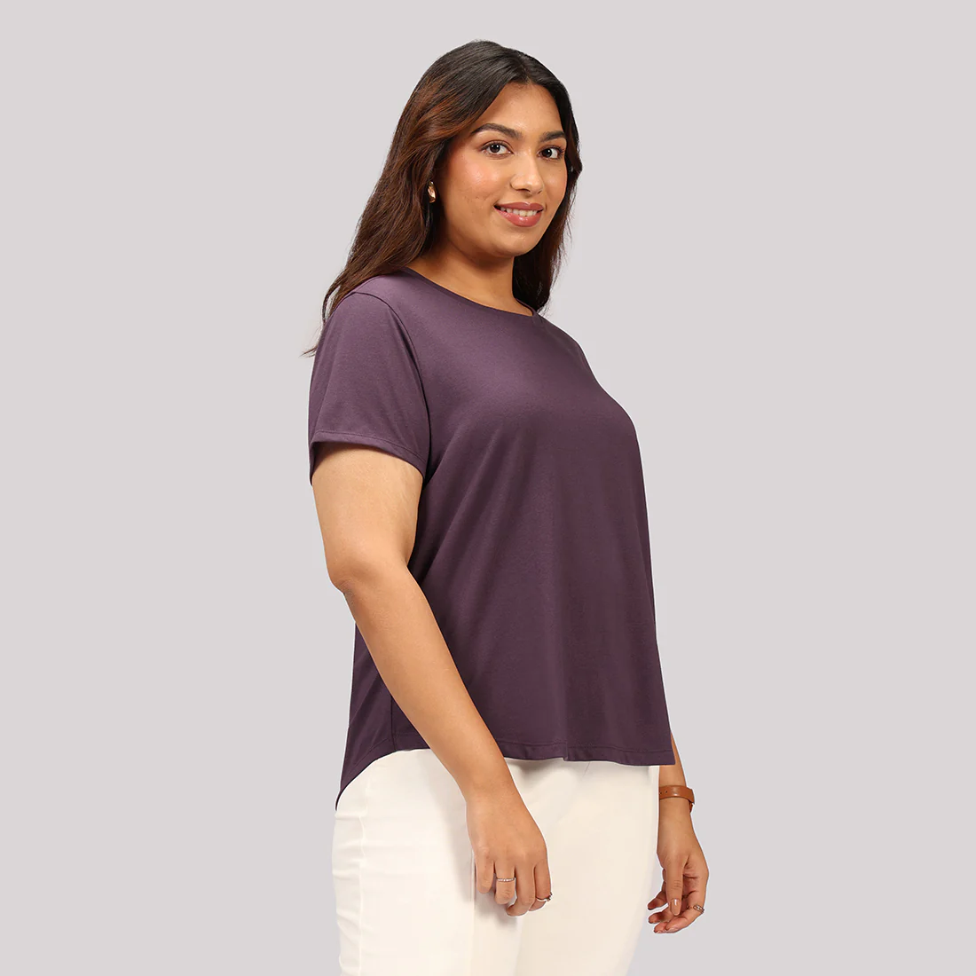 Cotton Pro Curved Hem Tee - Image 26