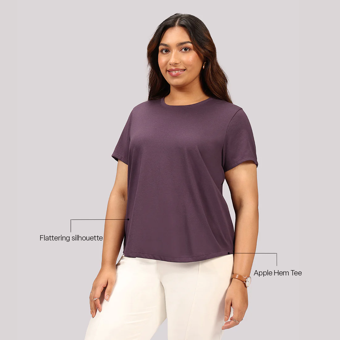 Cotton Pro Curved Hem Tee - Image 31