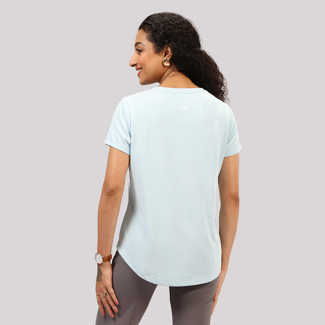 Cotton Pro Curved Hem Tee - Image 48