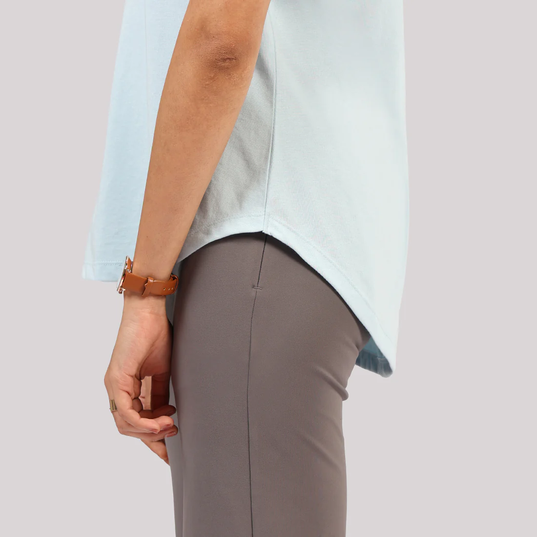 Cotton Pro Curved Hem Tee - Image 49