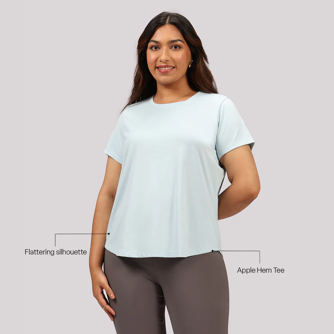 Cotton Pro Curved Hem Tee - Image 57