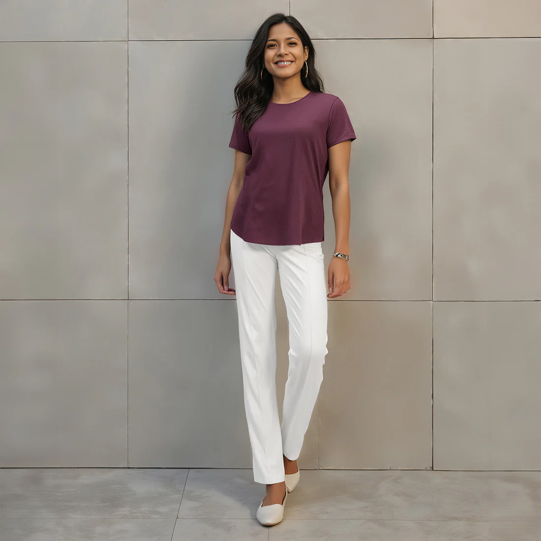 Cotton Pro Curved Hem Tee - Image 64