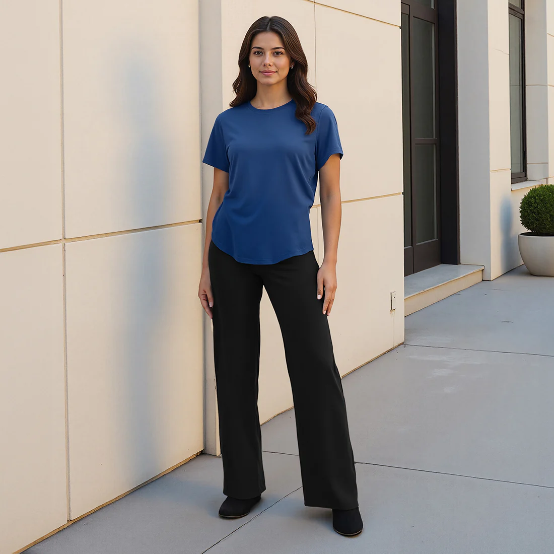 Cotton Pro Curved Hem Tee - Image 67