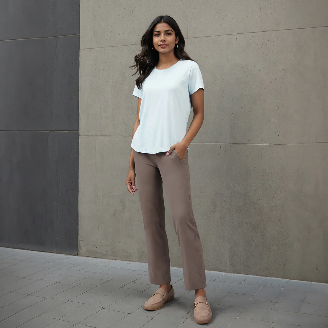 Cotton Pro Curved Hem Tee - Image 69