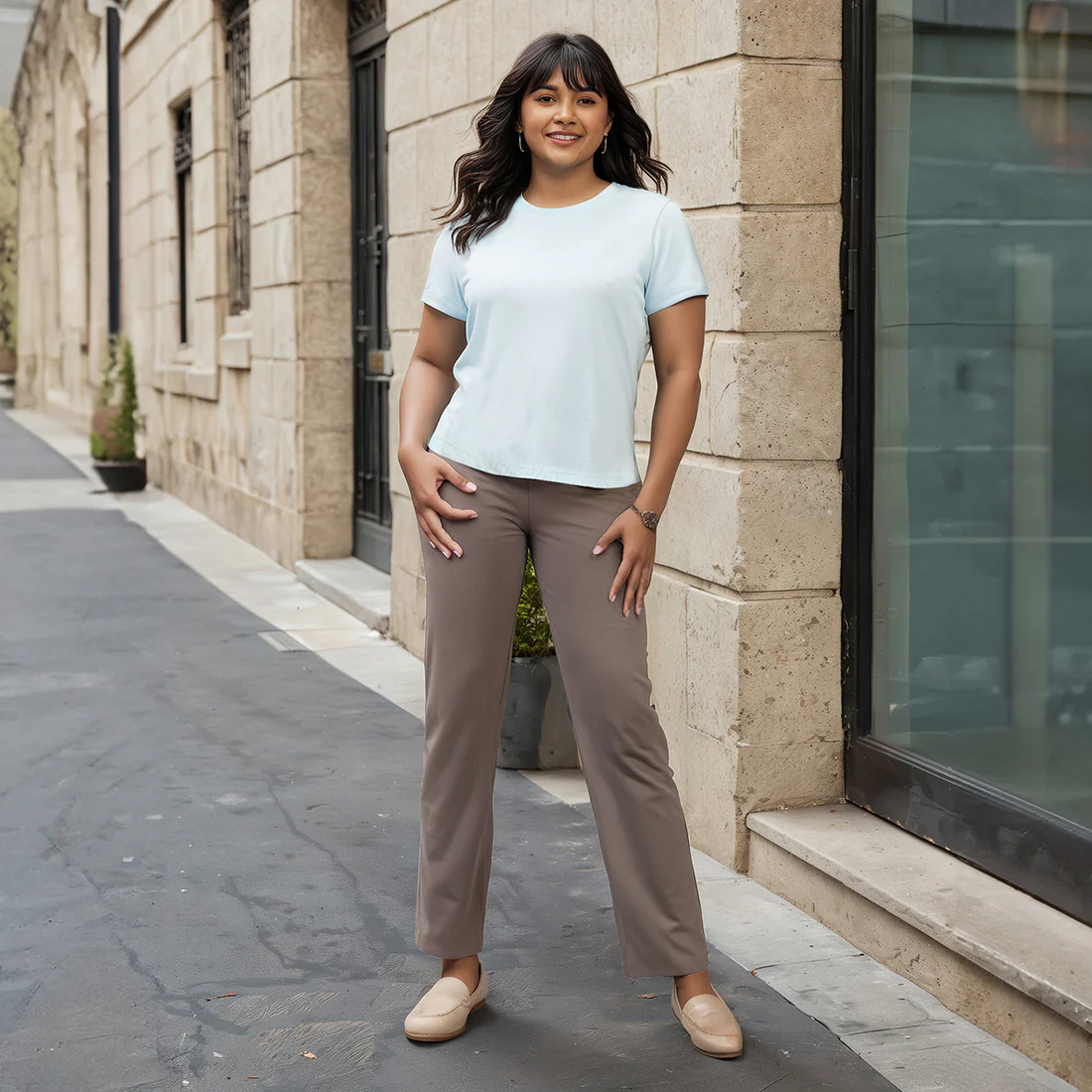 Cotton Pro Curved Hem Tee - Image 70