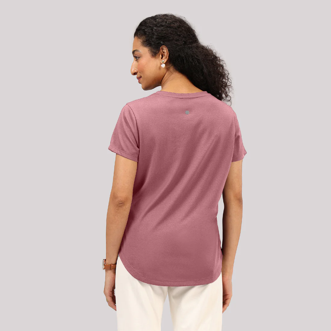 Cotton Pro Curved Hem Tee - Image 73