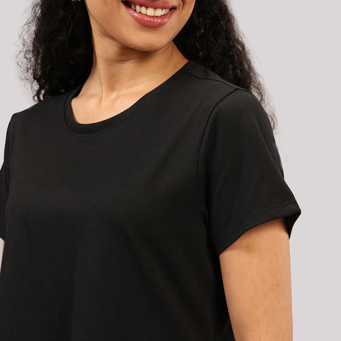 Cotton Pro Curved Hem Tee - Image 8