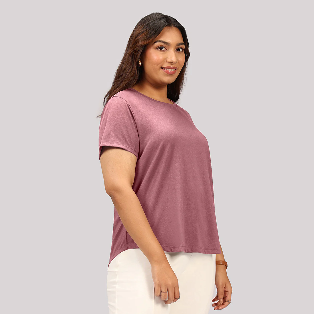 Cotton Pro Curved Hem Tee - Image 80