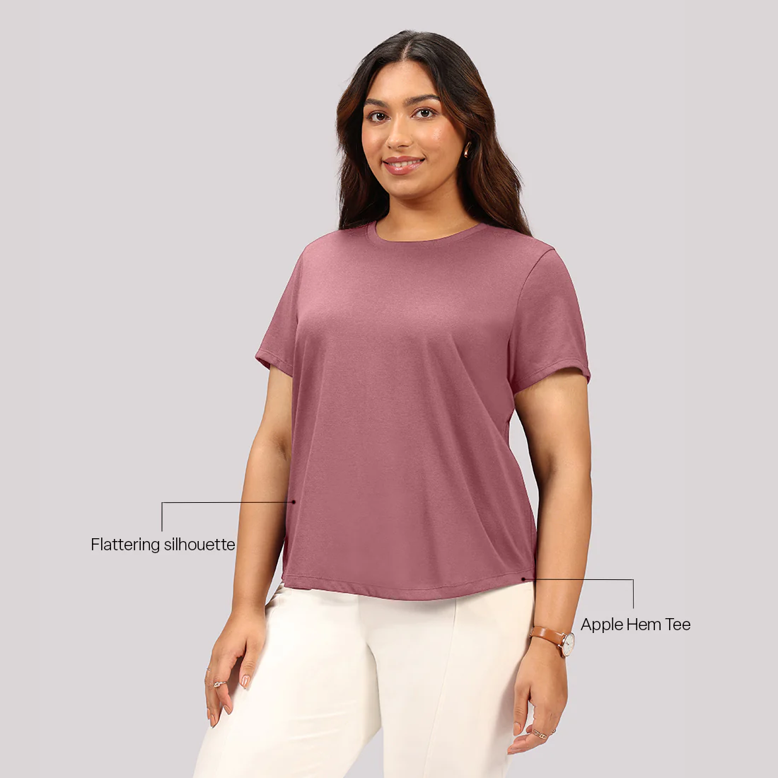 Cotton Pro Curved Hem Tee - Image 83