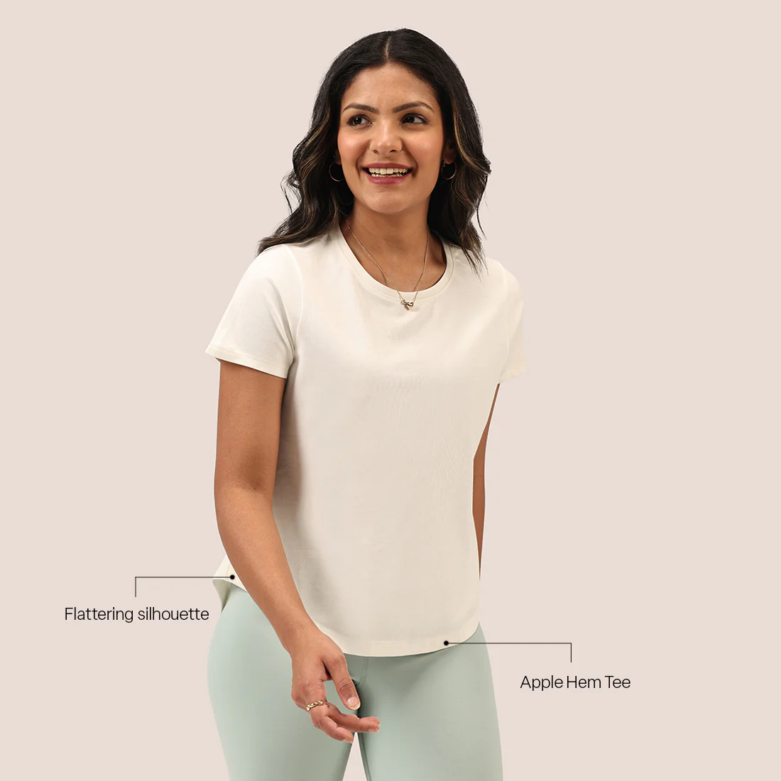 Cotton Pro Curved Hem Tee - Image 87