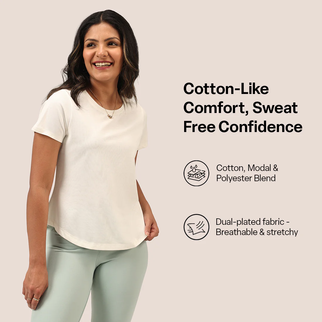 Cotton Pro Curved Hem Tee - Image 88