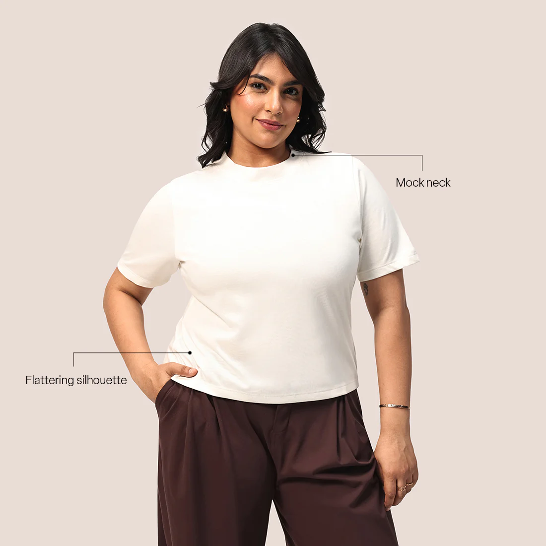 Cotton Pro High Neck Top - Image 102