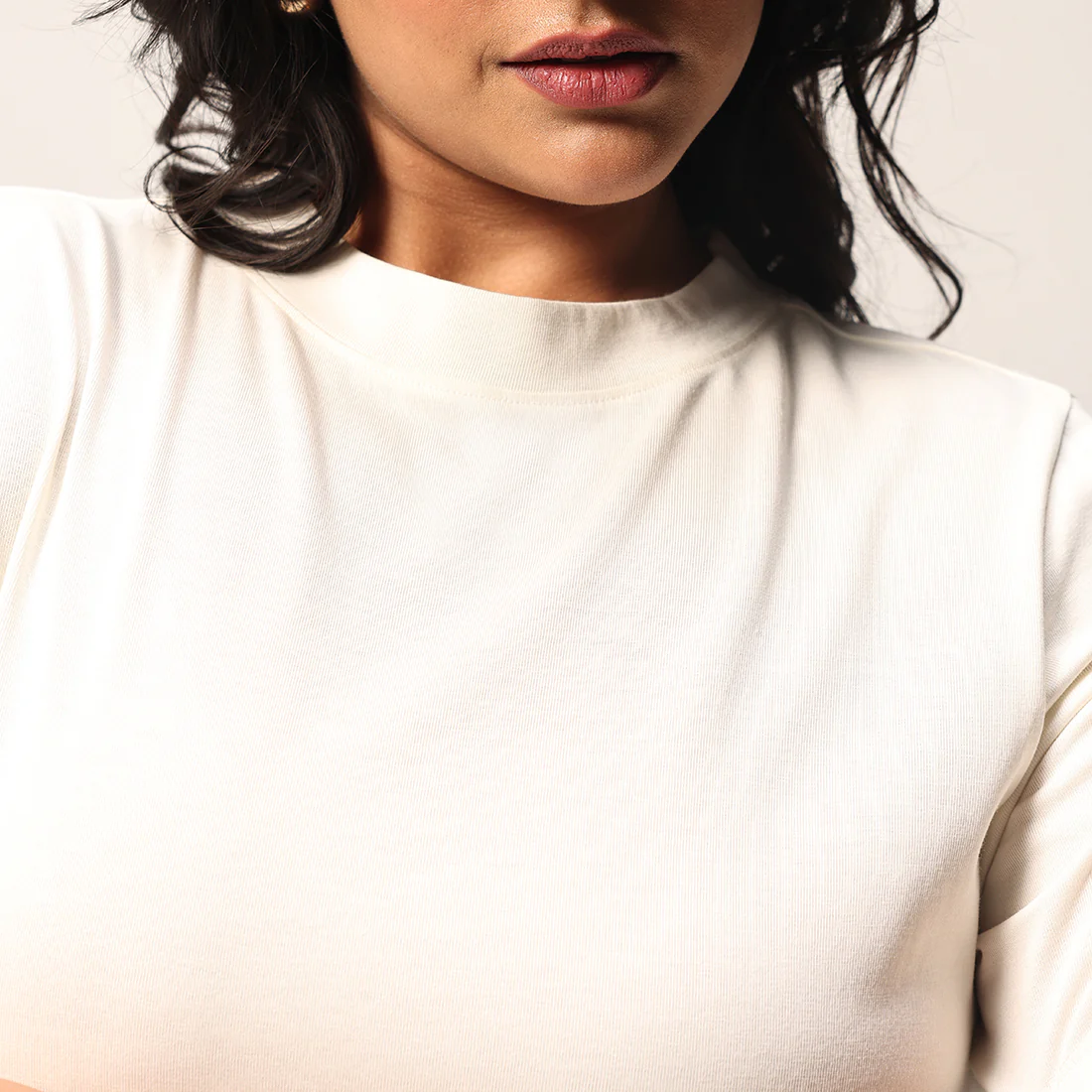 Cotton Pro High Neck Top - Image 104