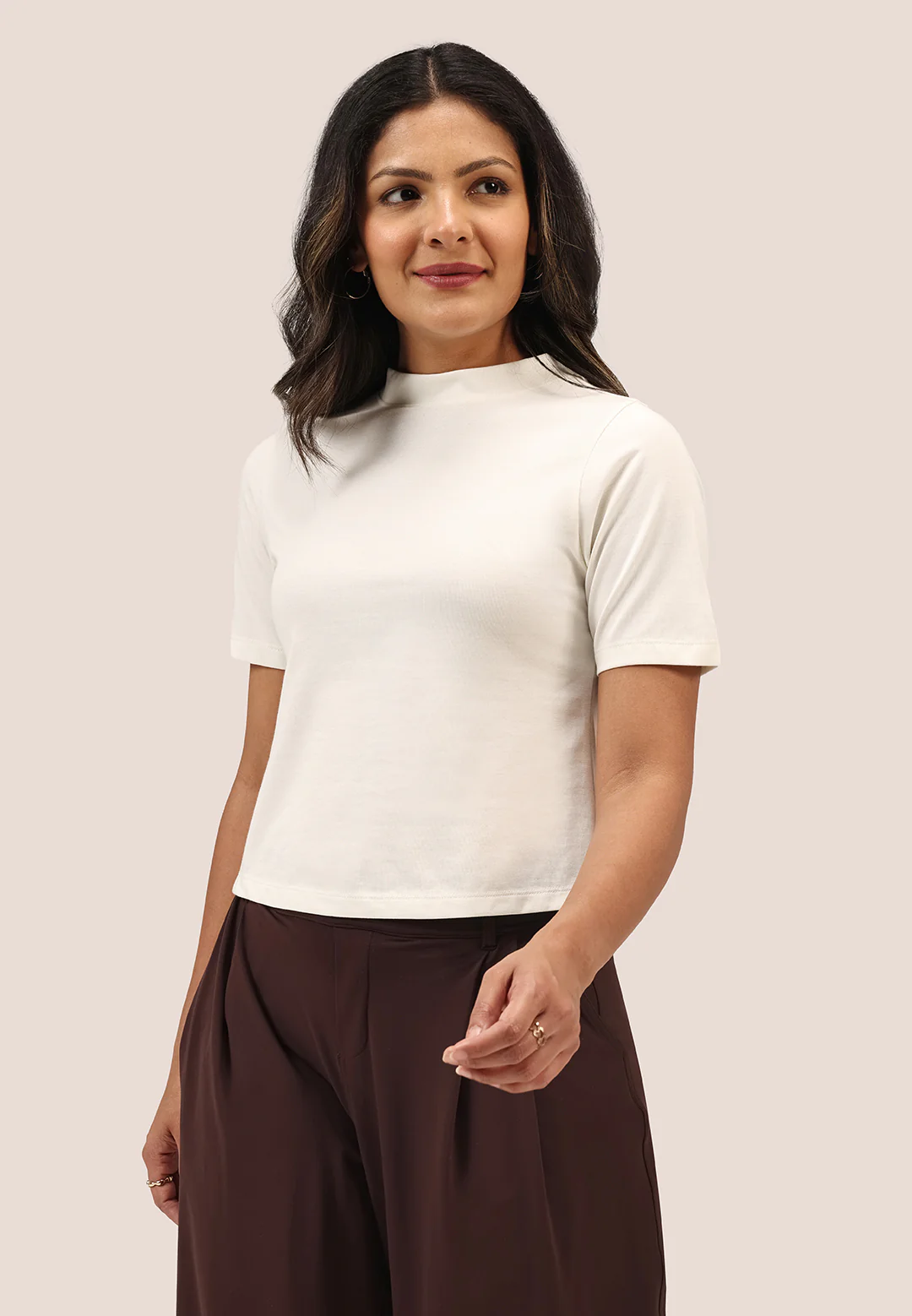 Cotton Pro High Neck Top - Image 108