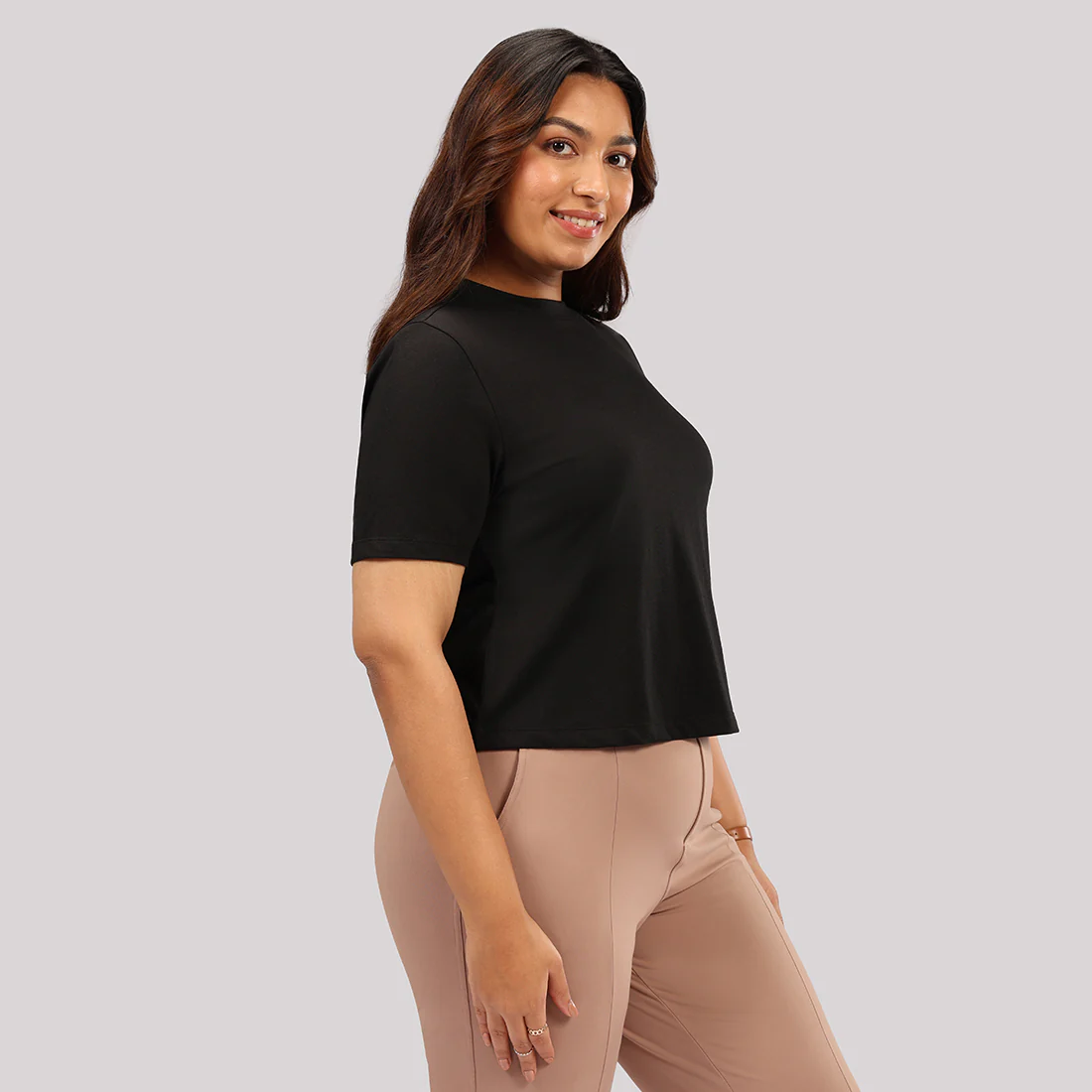 Cotton Pro High Neck Top - Image 15