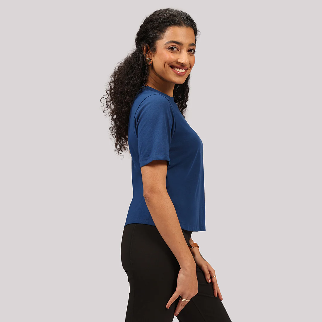 Cotton Pro High Neck Top - Image 34