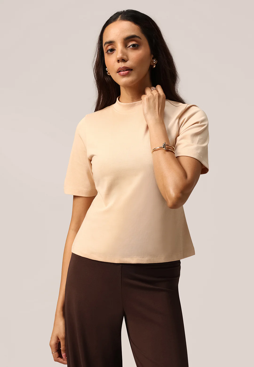 Cotton Pro High Neck Top - Image 4
