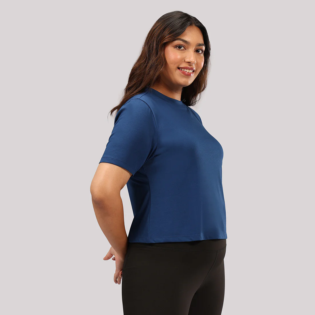 Cotton Pro High Neck Top - Image 40