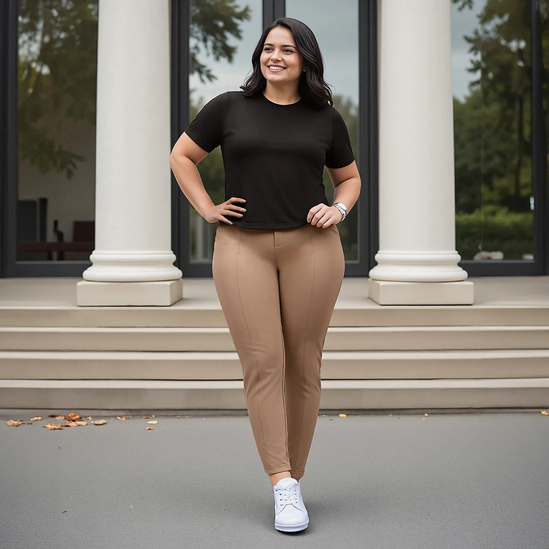 Cotton Pro High Neck Top - Image 54