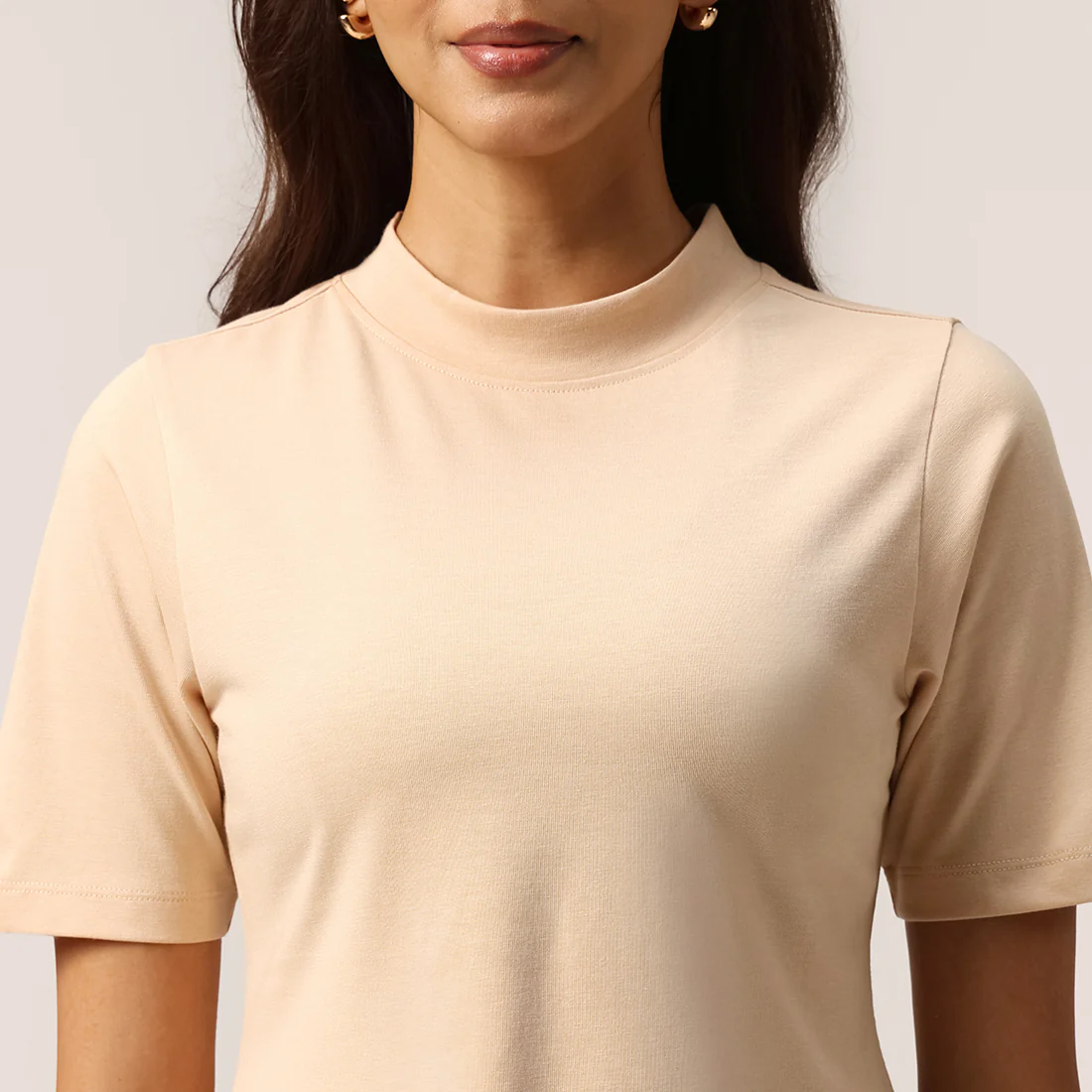 Cotton Pro High Neck Top - Image 63