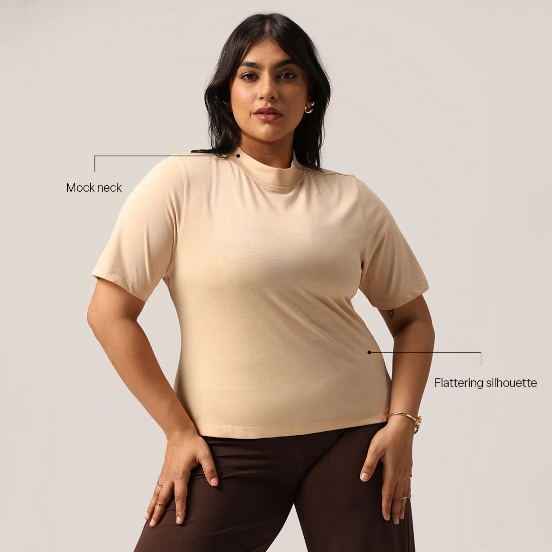 Cotton Pro High Neck Top - Image 67