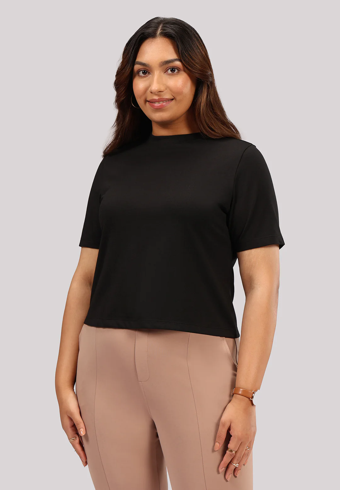 Cotton Pro High Neck Top - Image 76