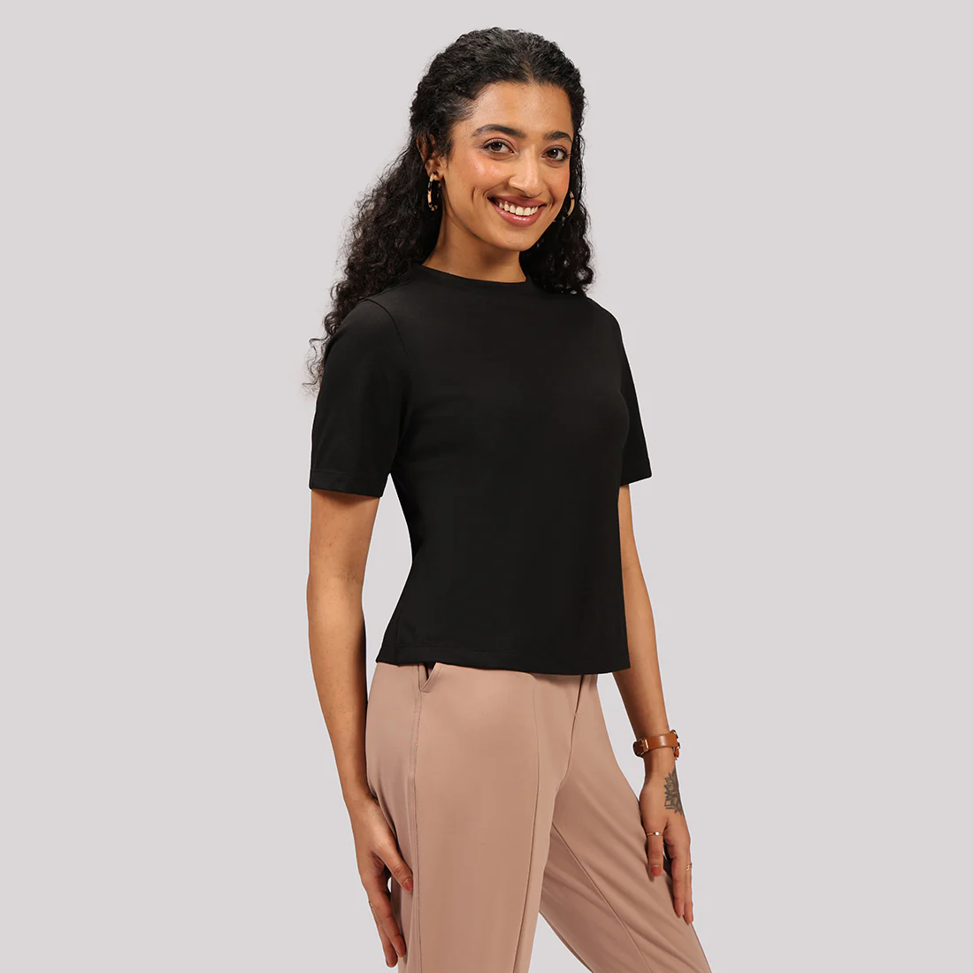 Cotton Pro High Neck Top - Image 8