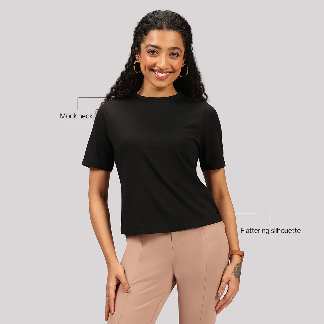 Cotton Pro High Neck Top - Image 9