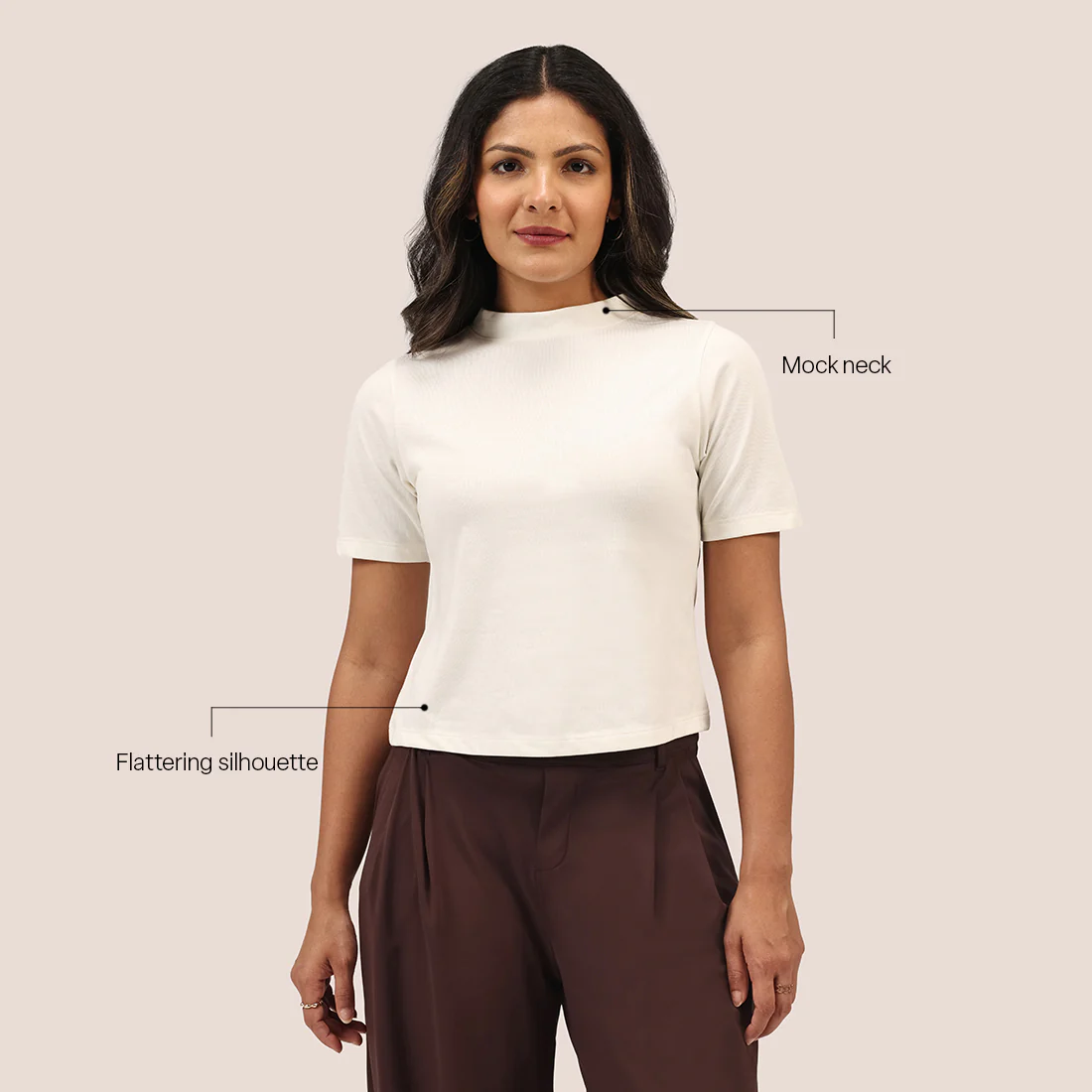 Cotton Pro High Neck Top - Image 92