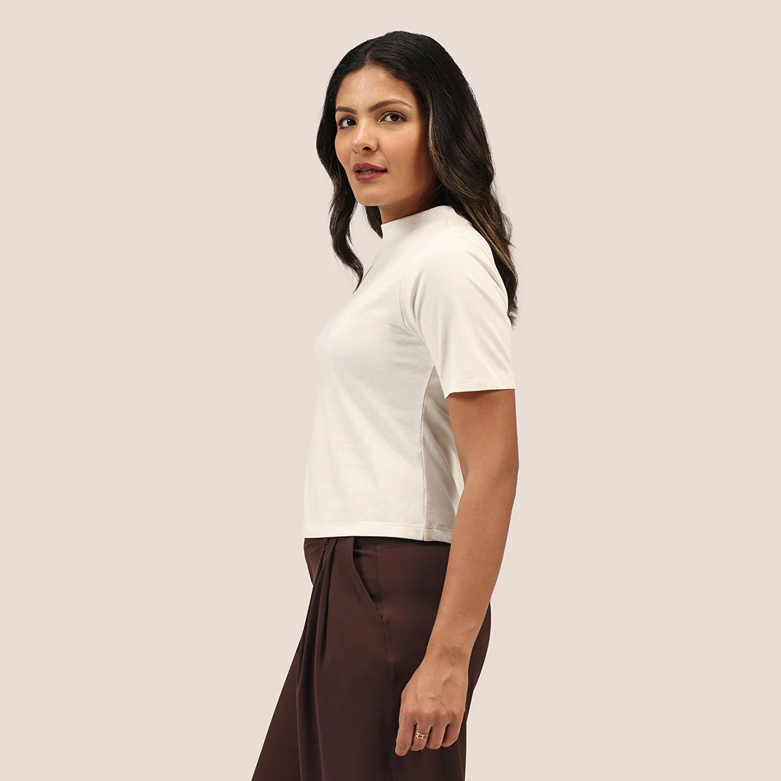 Cotton Pro High Neck Top - Image 94